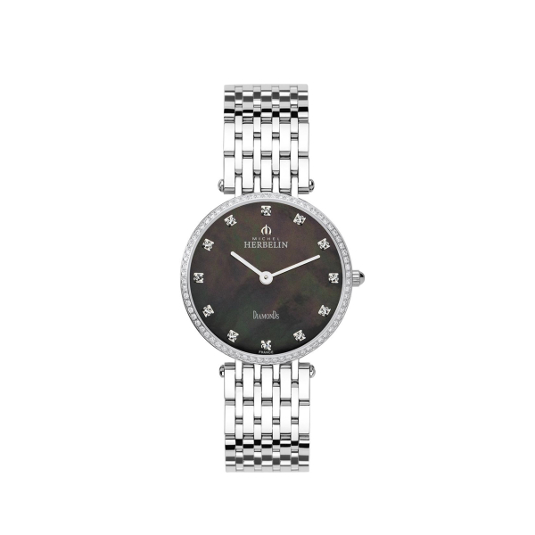 Epsilon 17345/70YB99 Pırlantalı Çelik Kadın Kol Saati