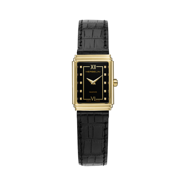 Art Deco 1925s 17577P84 Pırlantalı Altın Sarısı Kadın Kol Saati
