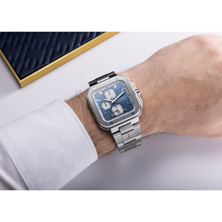 Cap Camarat Square Chronograph 35646B25 Çelik Erkek Kol Saati