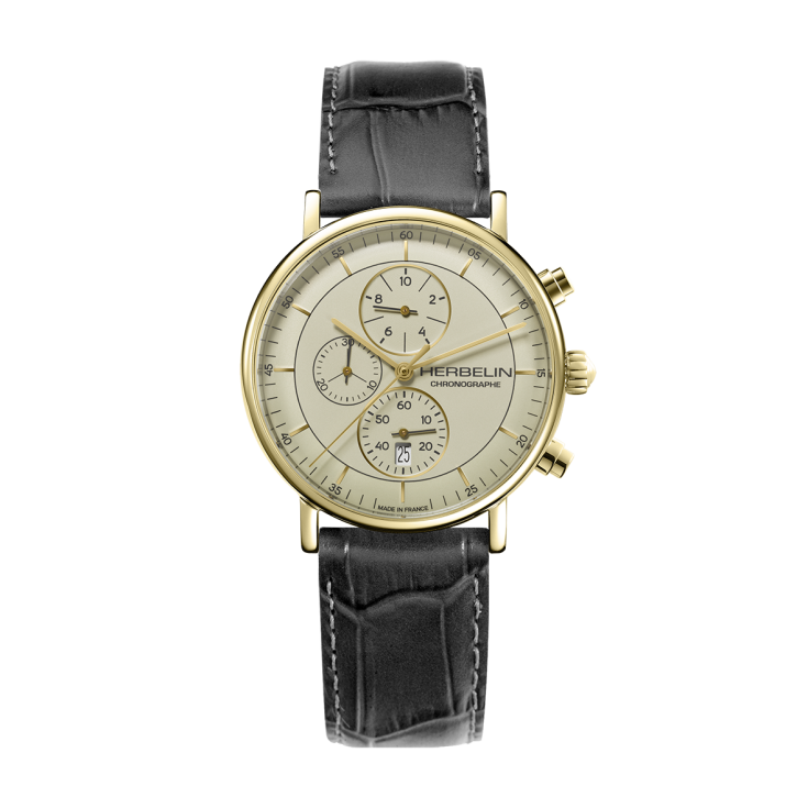 Inspiration Chronograph 35647P17GR Altın Sarısı Erkek Kol Saati