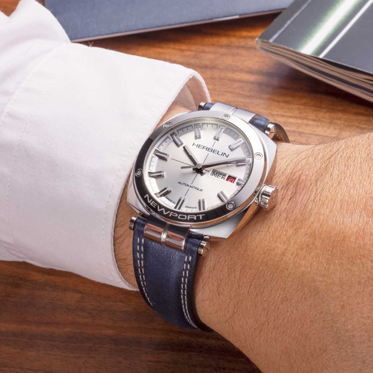 Newport Heritage Automatic 1764AP11BL Çelik Erkek Kol Saati