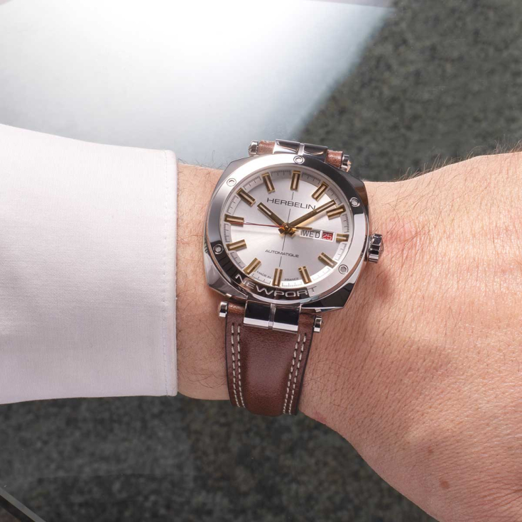 Newport Heritage Automatic 1764T11BR Çelik Erkek Kol Saati