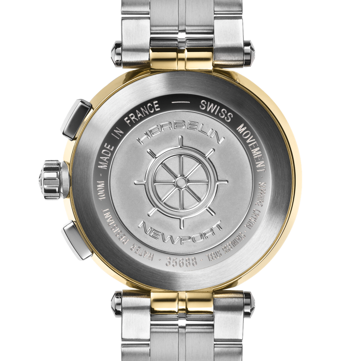 Newport Chronograph 35688BT89 Pırlantalı Bicolor Kadın Kol Saati