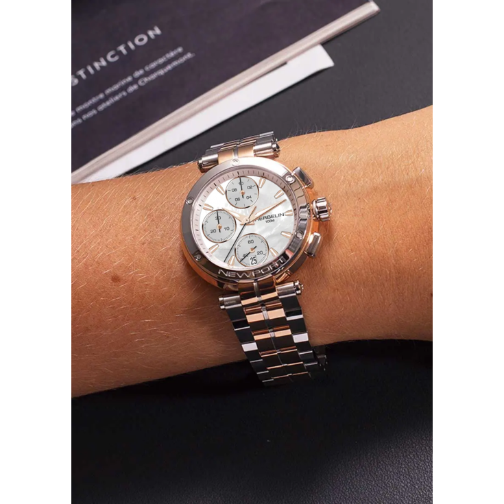 Newport Chronograph 35688BTR19 Rose Gold Kadın Kol Saati
