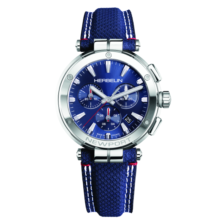 Newport Chronograph 37658AP15BL Çelik Erkek Kol Saati