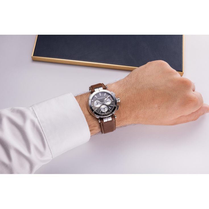 Newport Chronograph 37658AP24MA Çelik Erkek Kol Saati