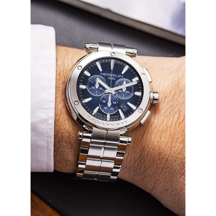 Newport Chrono 37688B35 Çelik Erkek Kol Saati
